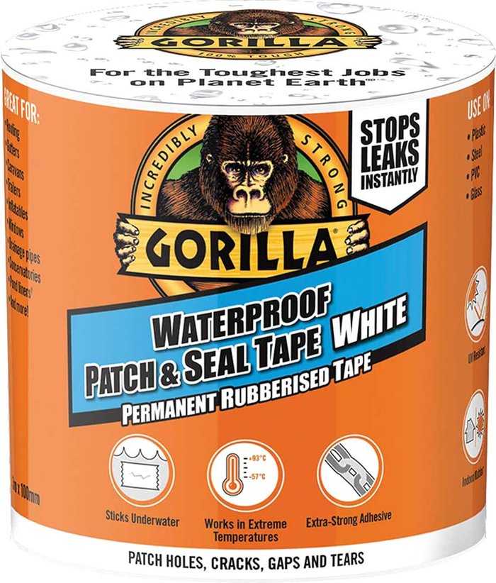 Tooled Up | Gorilla Gorilla Waterproof Patch Seal White White Gorilla Gorilla Waterproof Patch Seal White White