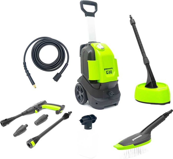 Tooled Up | Greenworks Greenworks G30 Home & Garden Electric Pressure Washer Greenworks Greenworks G30 Home & Garden Electric Pressure Washer