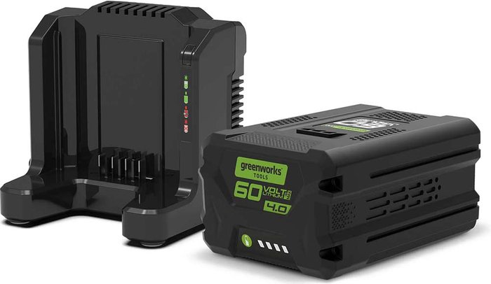 Tooled Up | Greenworks Greenworks 60v Charger and 4Ah Battery Greenworks Greenworks 60v Charger and 4Ah Battery