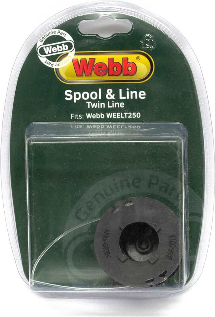 Tooled Up | Webb Webb Grass Trimmer Spool and Line for WEELT250 Pack of 1 Webb Webb Grass Trimmer Spool and Line for WEELT250 Pack of 1