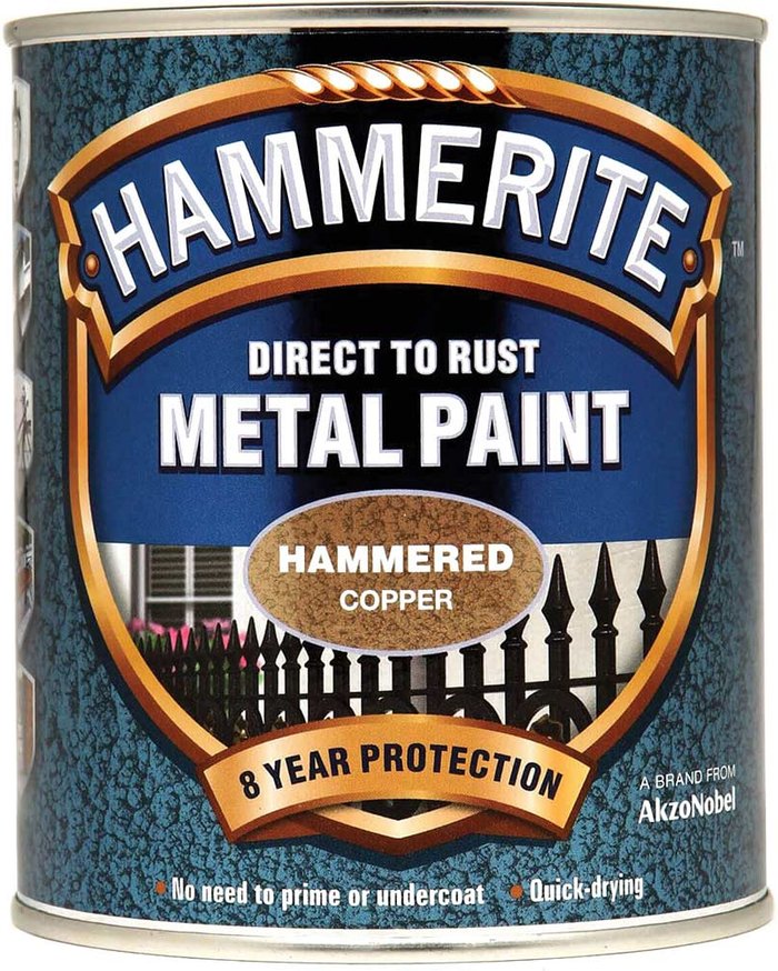 Tooled Up | Hammerite Hammerite Hammered Finish Metal Paint Copper 750ml Hammerite Hammerite Hammered Finish Metal Paint Copper 750ml