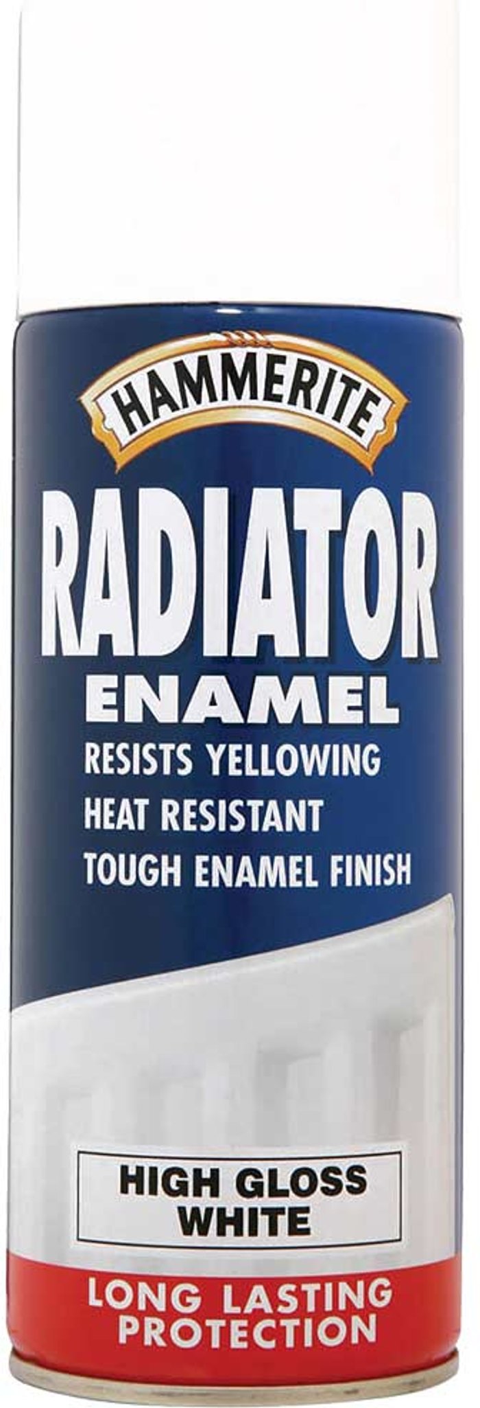 Tooled Up | Hammerite Hammerite Radiator Enamel Aerosol Paint Gloss White 400ml Hammerite Hammerite Radiator Enamel Aerosol Paint Gloss White 400ml