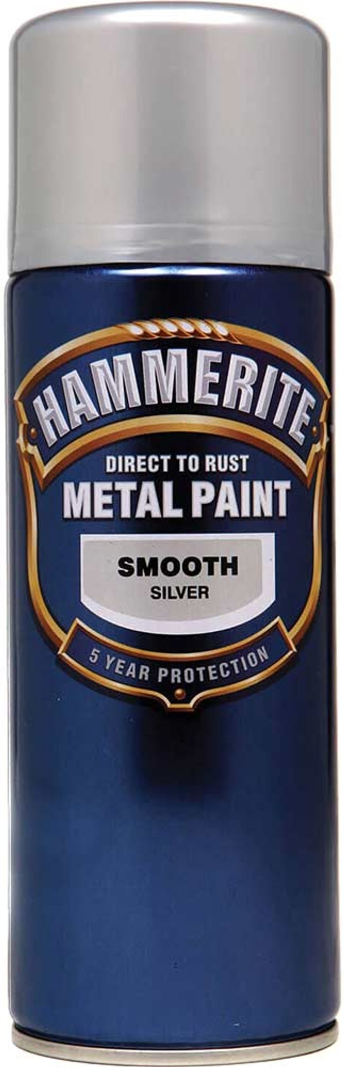 Tooled Up | Hammerite Hammerite Metal Paint Smooth Silver 400ml Hammerite Hammerite Metal Paint Smooth Silver 400ml