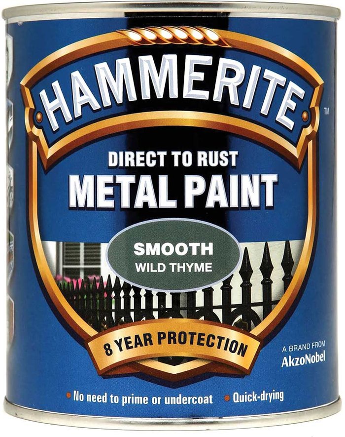 Tooled Up | Hammerite Hammerite Direct to Rust Metal Paint Wild Thyme 750ml Hammerite Hammerite Direct to Rust Metal Paint Wild Thyme 750ml