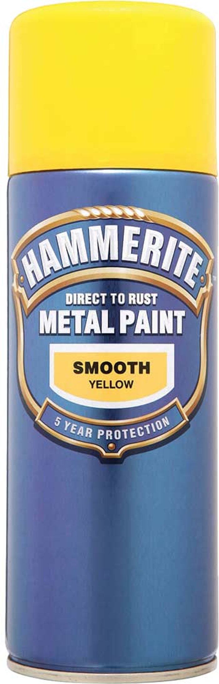 Tooled Up | Hammerite Hammerite Smooth Finish Aerosol Spray Metal Paint Yellow 400ml Hammerite Hammerite Smooth Finish Aerosol Spray Metal Paint Yellow 400ml