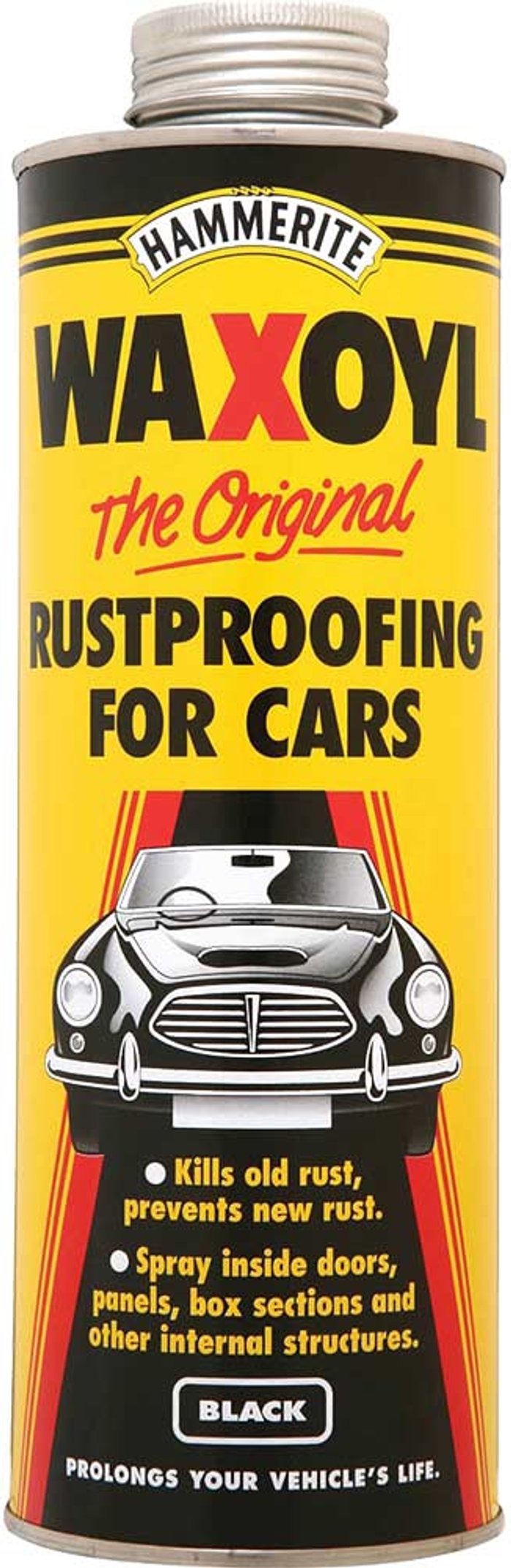 Tooled Up | Hammerite Hammerite Waxoyl Rust Remover and Protector Schutz Black 1l Hammerite Hammerite Waxoyl Rust Remover and Protector Schutz Black 1l