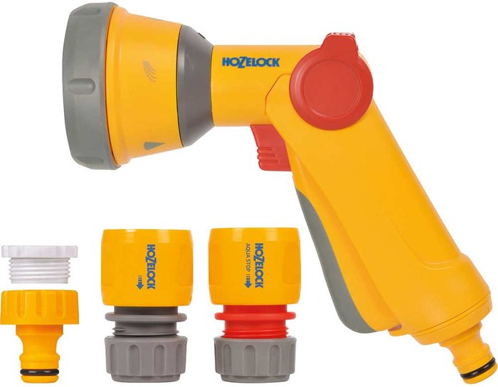 Tooled Up | Hozelock Hozelock Multi Water Spray Gun Set Hozelock Hozelock Multi Water Spray Gun Set