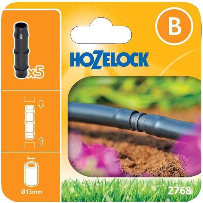 Tooled Up | Hozelock Hozelock MICRO Straight Connector 1/2 Hozelock Hozelock MICRO Straight Connector 1/2