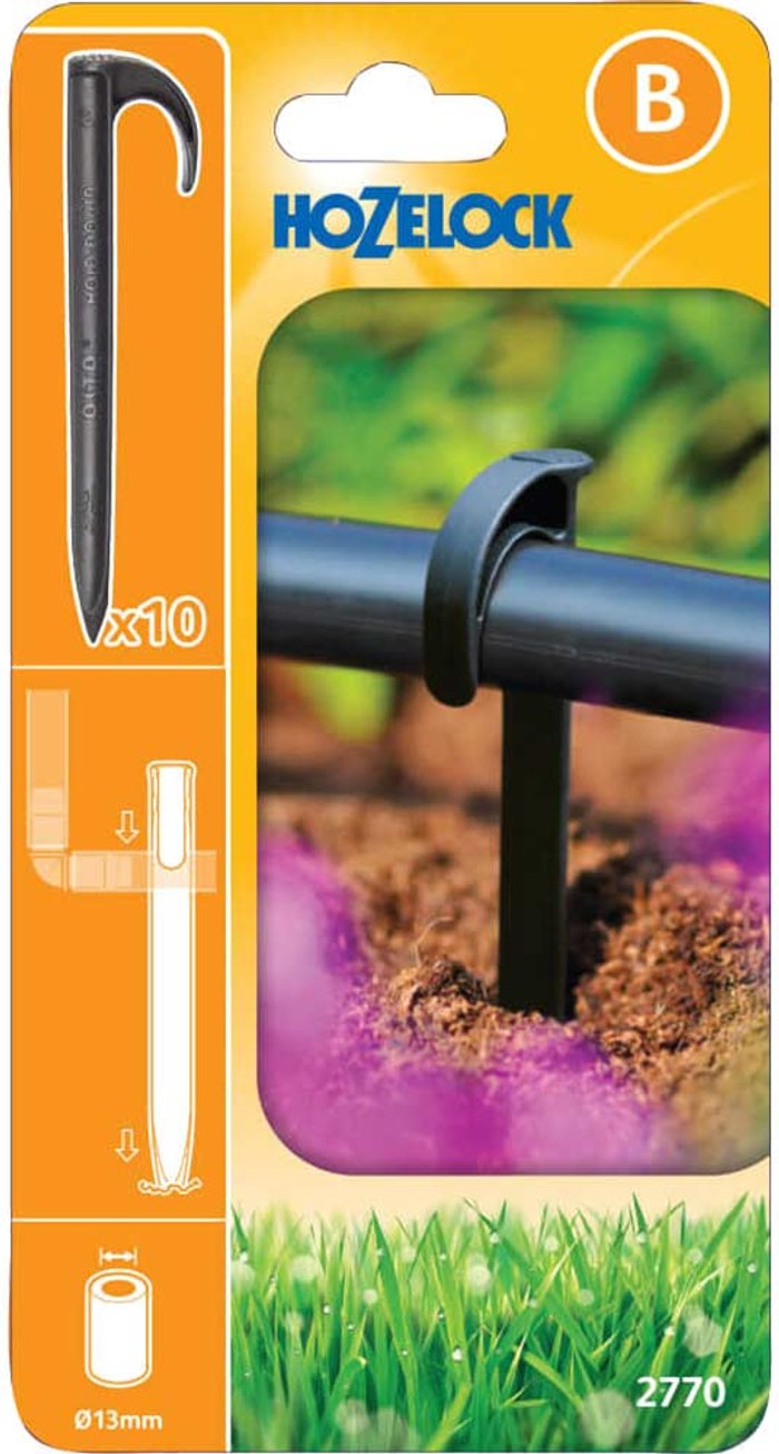 Tooled Up | Hozelock Hozelock MICRO Irrigation Supply Hose Stake 1/2 Hozelock Hozelock MICRO Irrigation Supply Hose Stake 1/2