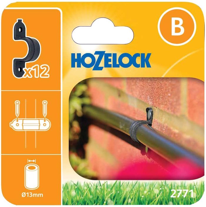 Tooled Up | Hozelock Hozelock MICRO Wall Clip 1/2 Hozelock Hozelock MICRO Wall Clip 1/2