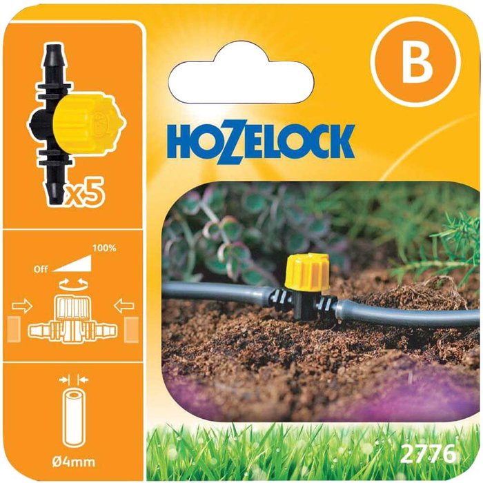 Tooled Up | Hozelock Hozelock MICRO Flow Control Valve 5/32 Hozelock Hozelock MICRO Flow Control Valve 5/32