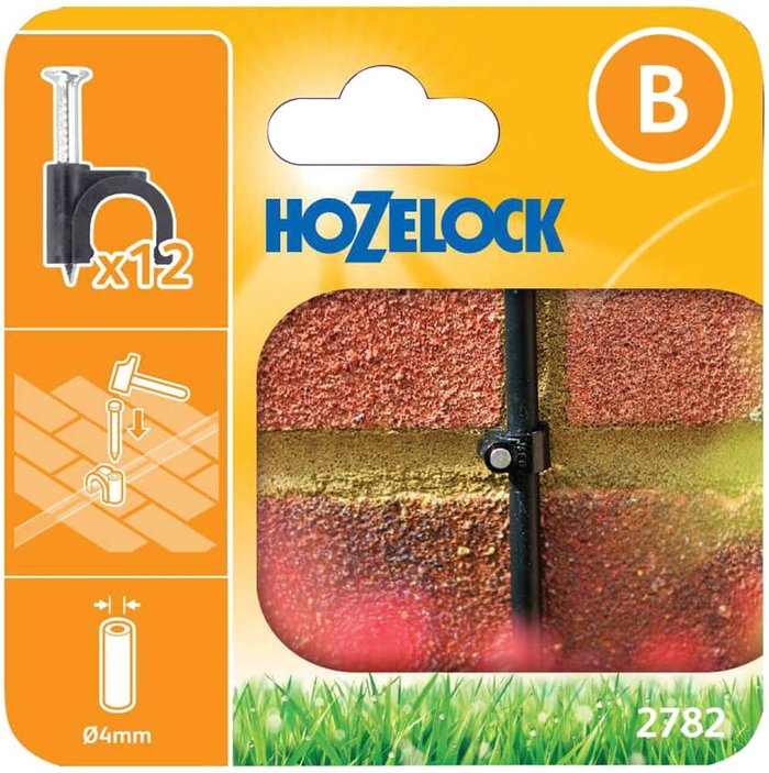 Tooled Up | Hozelock Hozelock MICRO Wall Clip 5/32 Hozelock Hozelock MICRO Wall Clip 5/32
