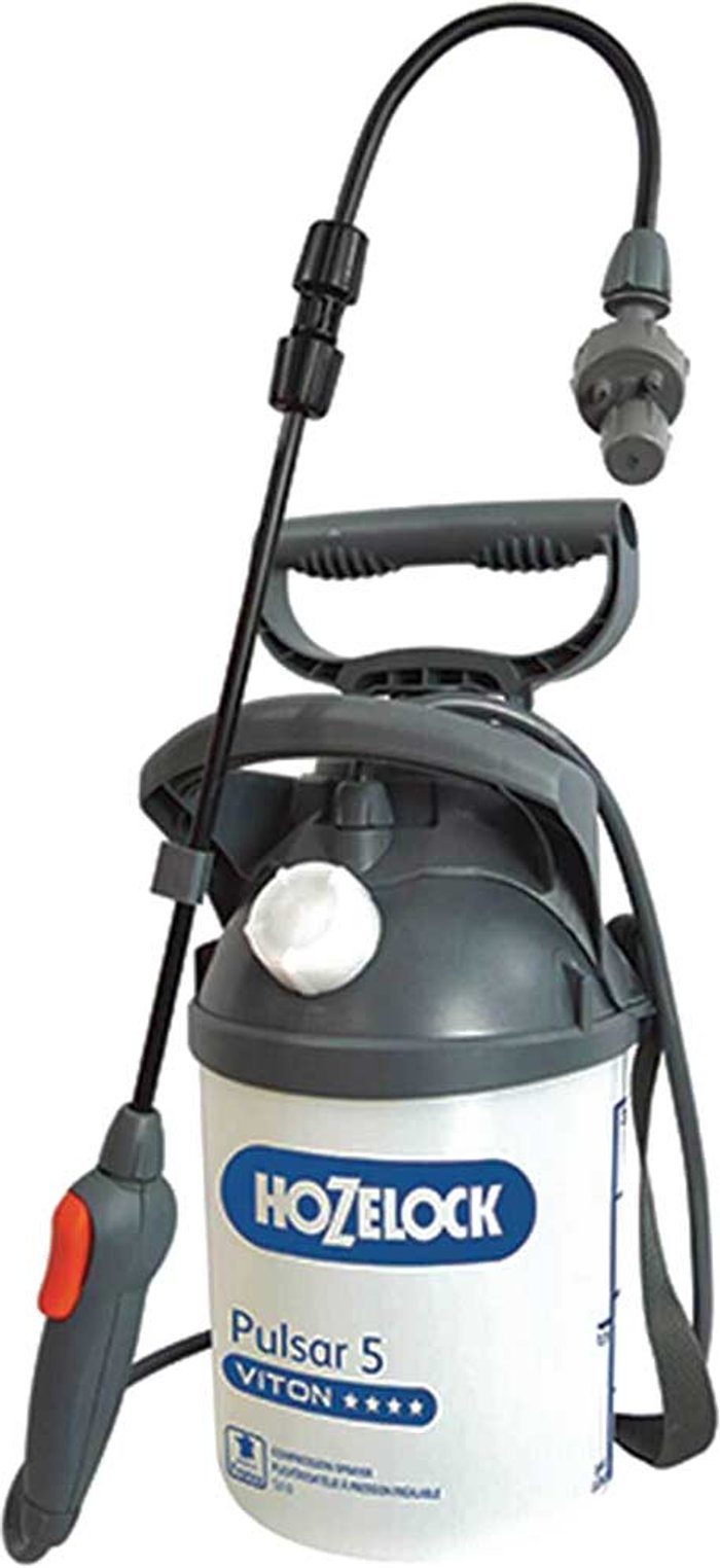 Tooled Up | Hozelock Hozelock PULSAR VITON Chemical Liquid Pressure Sprayer 5l Hozelock Hozelock PULSAR VITON Chemical Liquid Pressure Sprayer 5l