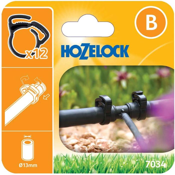 Tooled Up | Hozelock Hozelock MICRO Supply Pipe Ratchet Clamps 1/2 Hozelock Hozelock MICRO Supply Pipe Ratchet Clamps 1/2