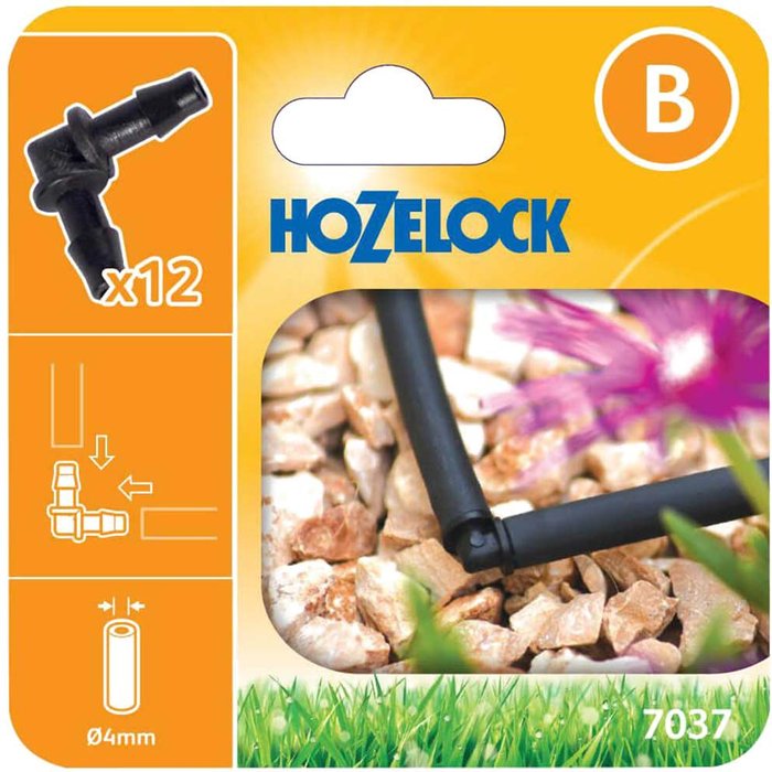 Tooled Up | Hozelock Hozelock MICRO Elbow Connector 5/32 Hozelock Hozelock MICRO Elbow Connector 5/32