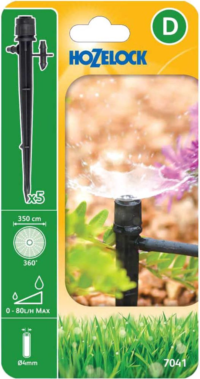 Tooled Up | Hozelock Hozelock MICRO 360° Spectrum Adjustable End Line Sprinkler 5/32 Hozelock Hozelock MICRO 360° Spectrum Adjustable End Line Sprinkler 5/32