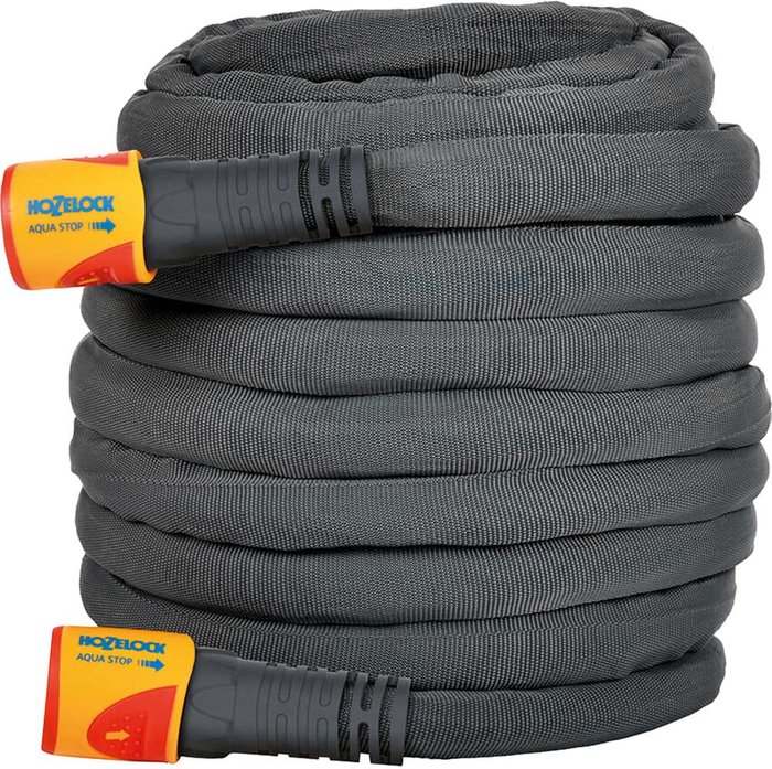 Tooled Up | Hozelock Hozelock Tuffhoze Hybrid Textile Hose Pipe 25m Black Hozelock Hozelock Tuffhoze Hybrid Textile Hose Pipe 25m Black