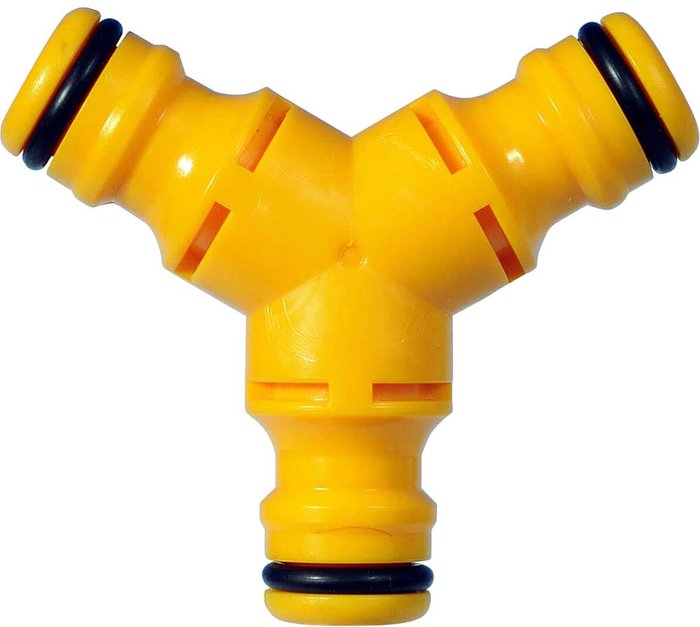 Tooled Up | Hozelock Hozelock Male Y Hose Pipe Connector Hozelock Hozelock Male Y Hose Pipe Connector