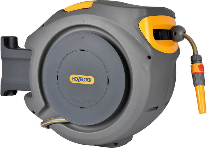 Tooled Up | Hozelock Hozelock Wall Mounted Auto Hose Reel 1/2 Hozelock Hozelock Wall Mounted Auto Hose Reel 1/2