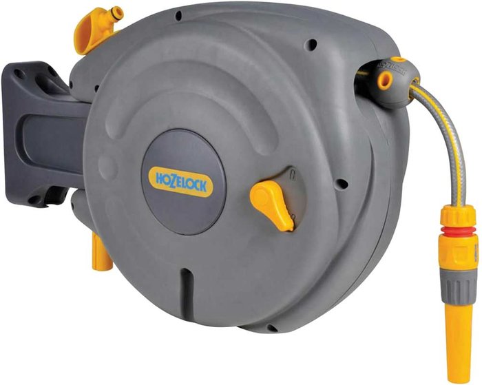 Tooled Up | Hozelock Hozelock Wall Mounted Auto Hose Reel 1/2 Hozelock Hozelock Wall Mounted Auto Hose Reel 1/2