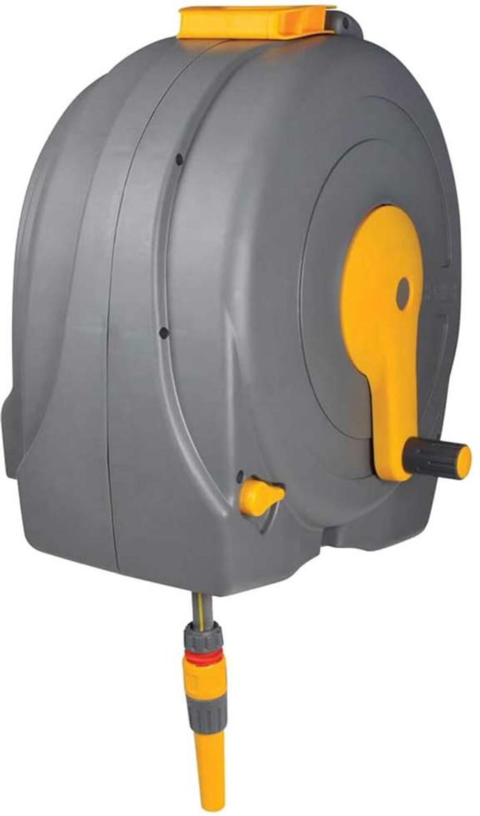 Tooled Up | Hozelock Hozelock 40m Wall-Mounted Fast Reel Hozelock Hozelock 40m Wall-Mounted Fast Reel