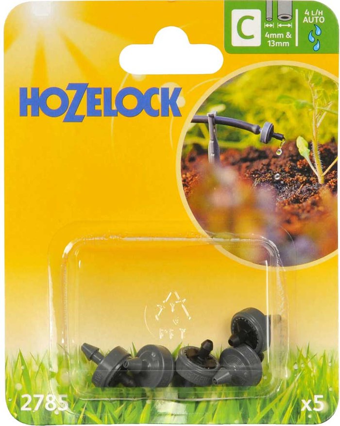Tooled Up | Hozelock Hozelock MICRO End Line Pressure Compensating Dripper 5/32 Hozelock Hozelock MICRO End Line Pressure Compensating Dripper 5/32