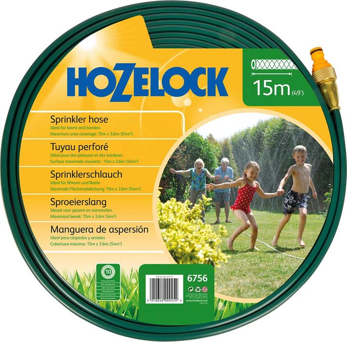 Tooled Up | Hozelock Hozelock Flat Water Sprinkler and Soaker Hose Pipe 15m Hozelock Hozelock Flat Water Sprinkler and Soaker Hose Pipe 15m