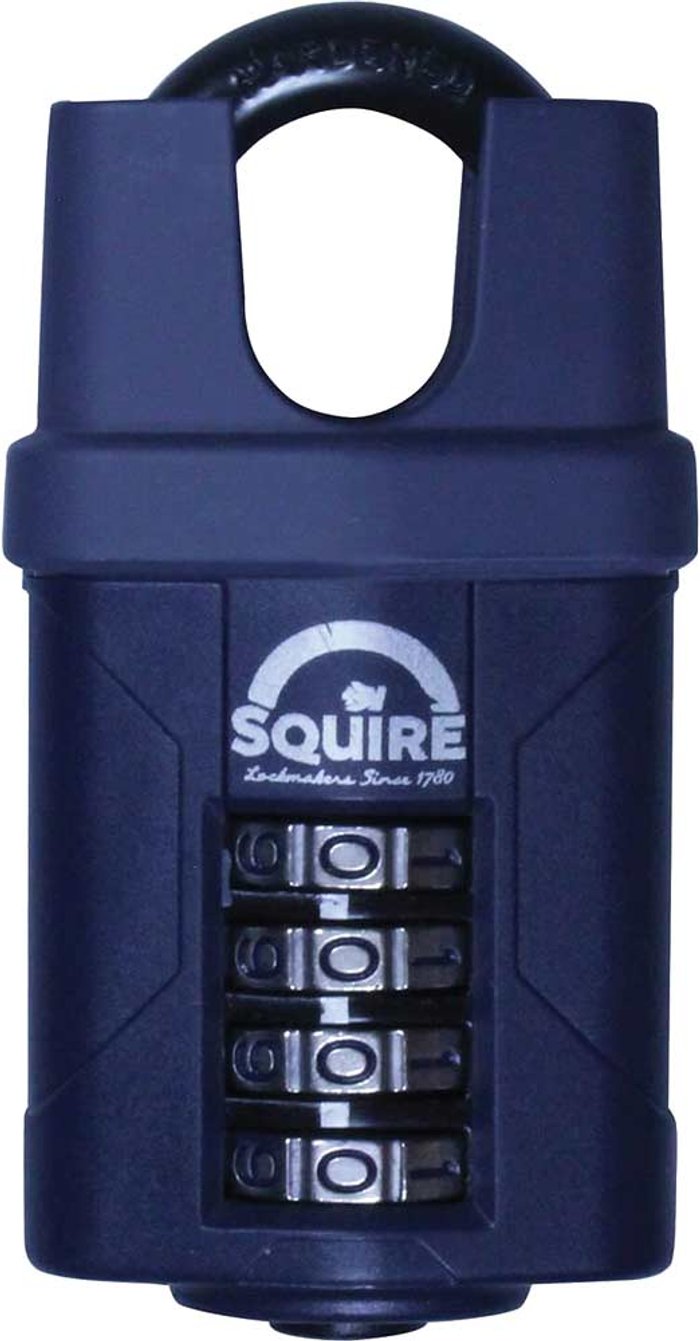 Tooled Up | Squire Henry Squire Push Button Combination Padlock Closed Shackle 50mm Standard Squire Henry Squire Push Button Combination Padlock Closed Shackle 50mm Standard