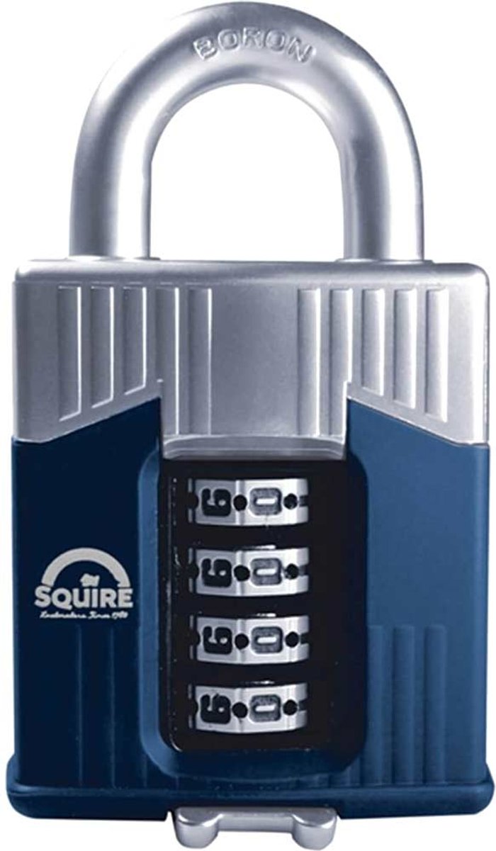 Tooled Up | Squire Henry Squire Warrior High-Security Shackle Combination Padlock 55mm Standard Squire Henry Squire Warrior High-Security Shackle Combination Padlock 55mm Standard