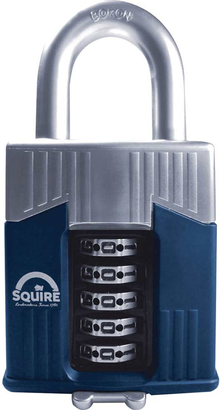 Tooled Up | Squire Henry Squire Warrior High-Security Shackle Combination Padlock 65mm Standard Squire Henry Squire Warrior High-Security Shackle Combination Padlock 65mm Standard