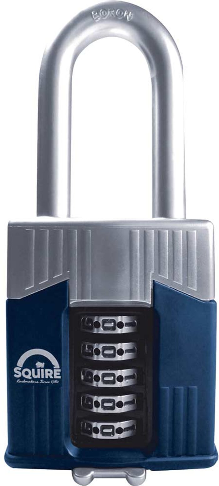 Tooled Up | Squire Henry Squire Warrior High-Security Shackle Combination Padlock 65mm Long Squire Henry Squire Warrior High-Security Shackle Combination Padlock 65mm Long