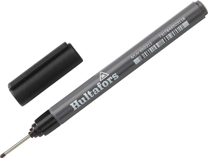 Tooled Up | Hultafors Hultafors Deep Hole Permanent Marker Pen Black Pack of 1 Hultafors Hultafors Deep Hole Permanent Marker Pen Black Pack of 1