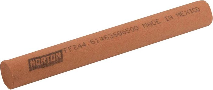 Tooled Up | India Norton India Round Stone File 12mm 100mm Fine India Norton India Round Stone File 12mm 100mm Fine