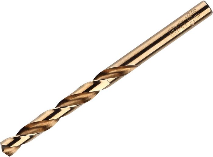 Tooled Up | Irwin Irwin HSS Cobalt Drill Bit for Metal 4.5mm Pack of 10 Irwin Irwin HSS Cobalt Drill Bit for Metal 4.5mm Pack of 10