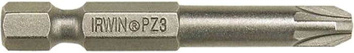 Tooled Up | Irwin Irwin Pozi Power Screwdriver Bit PZ2 70mm Pack of 1 Irwin Irwin Pozi Power Screwdriver Bit PZ2 70mm Pack of 1