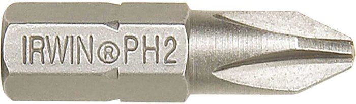 Tooled Up | Irwin Irwin Phillips Screwdriver Bit PH2 25mm Pack of 2 Irwin Irwin Phillips Screwdriver Bit PH2 25mm Pack of 2