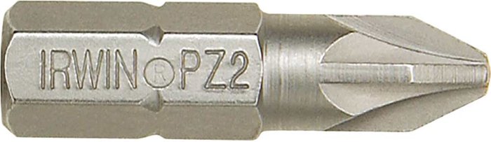 Tooled Up | Irwin Irwin Pozi Screwdriver Bit PZ1 25mm Pack of 2 Irwin Irwin Pozi Screwdriver Bit PZ1 25mm Pack of 2
