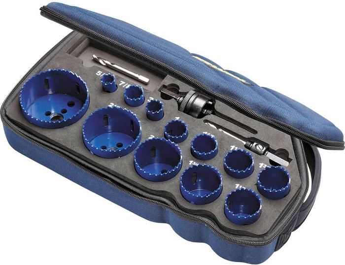 Tooled Up | Irwin Irwin 15 Piece Bi Metal Hole Saw Set Irwin Irwin 15 Piece Bi Metal Hole Saw Set