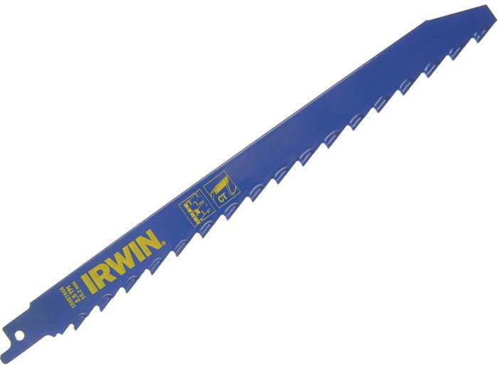 Tooled Up | Irwin Irwin MRB Reciprocating Saw Blades for Masonry 235mm Pack of 1 Irwin Irwin MRB Reciprocating Saw Blades for Masonry 235mm Pack of 1
