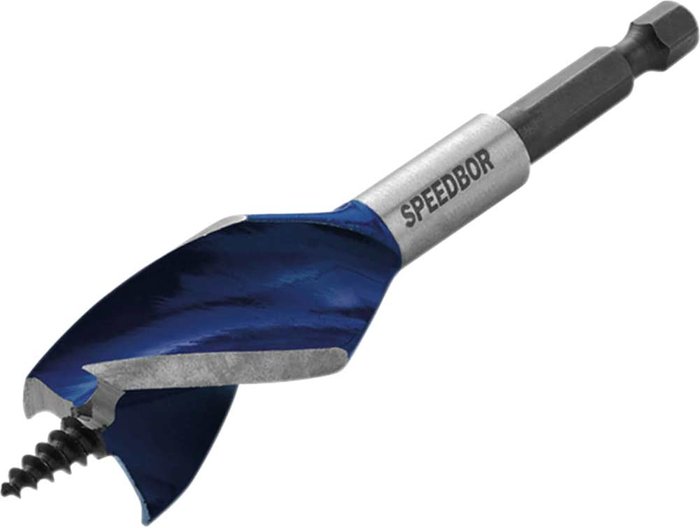 Tooled Up | Irwin Irwin 6X Blue Groove Stubby Wood Drill Bit 14mm 100mm Irwin Irwin 6X Blue Groove Stubby Wood Drill Bit 14mm 100mm
