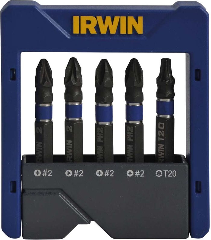 Tooled Up | Irwin Irwin 5 Piece Impact Screwdriver Bit Set Irwin Irwin 5 Piece Impact Screwdriver Bit Set