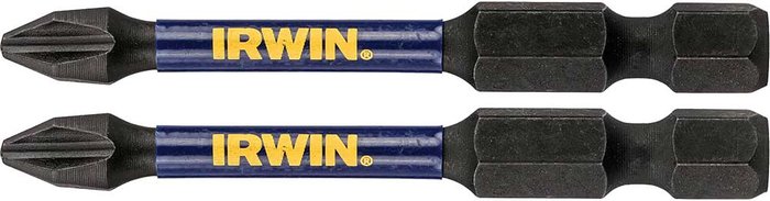 Tooled Up | IRWIN® IRWIN® - Impact Pro Performance Screwdriver Bits PH2 57mm (Pack 2) IRWIN® IRWIN® - Impact Pro Performance Screwdriver Bits PH2 57mm (Pack 2)