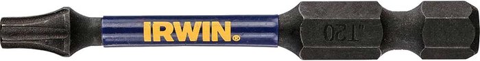 Tooled Up | Irwin Irwin Impact Pro Performance Torx Screwdriver Bits TX20 57mm Pack of 2 Irwin Irwin Impact Pro Performance Torx Screwdriver Bits TX20 57mm Pack of 2
