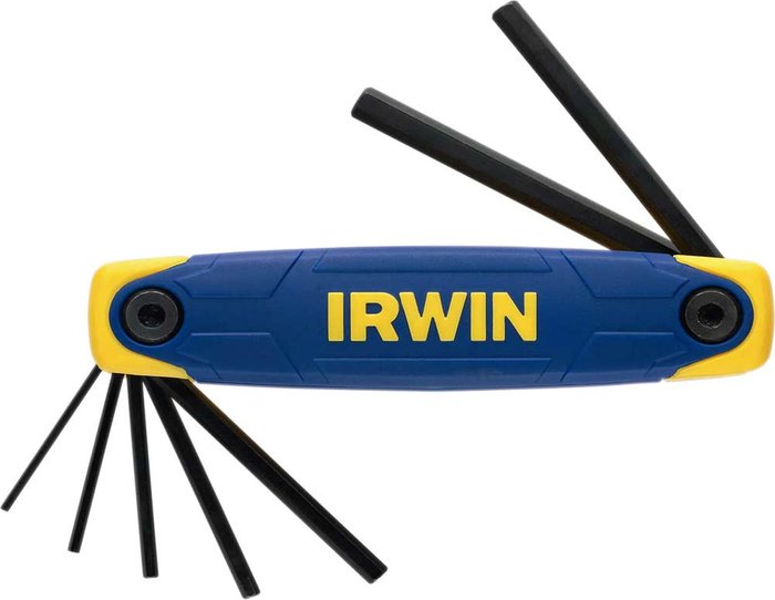 Tooled Up | Irwin Irwin 7 Piece Folding Hexagon Allen Key Set Metric Irwin Irwin 7 Piece Folding Hexagon Allen Key Set Metric