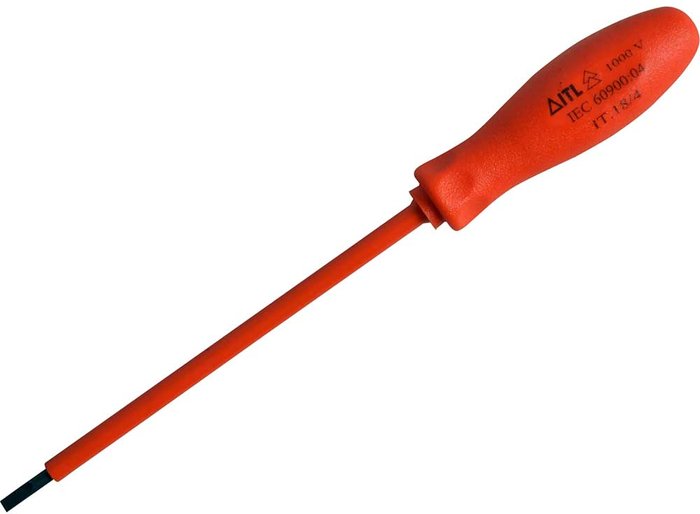 Tooled Up | ITL ITL Insulated Parallel Slotted Terminal Screwdriver 3mm 100mm ITL ITL Insulated Parallel Slotted Terminal Screwdriver 3mm 100mm