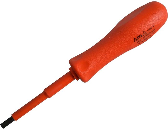 Tooled Up | ITL ITL Insulated Parallel Slotted Electricians Screwdriver 5mm 75mm ITL ITL Insulated Parallel Slotted Electricians Screwdriver 5mm 75mm