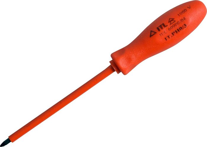 Tooled Up | ITL ITL Insulated Phillips Screwdriver PH0 75mm ITL ITL Insulated Phillips Screwdriver PH0 75mm