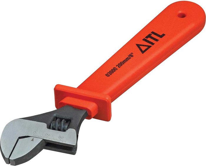 Tooled Up | ITL ITL Insulated Adjustable Spanner 200mm ITL ITL Insulated Adjustable Spanner 200mm