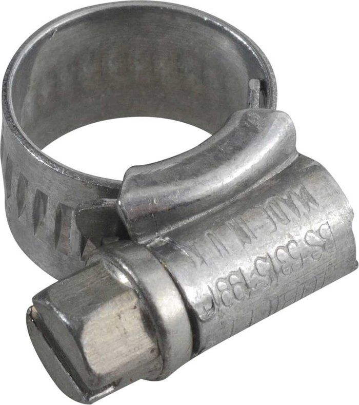 Tooled Up | Jubilee Jubilee Zinc Plated Hose Clip 9.5mm - 12mm Pack of 1 Jubilee Jubilee Zinc Plated Hose Clip 9.5mm - 12mm Pack of 1