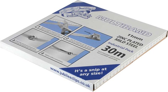 Tooled Up | Jubilee Jubilee Mild Steel Multiband Strip 11mm 30m Jubilee Jubilee Mild Steel Multiband Strip 11mm 30m